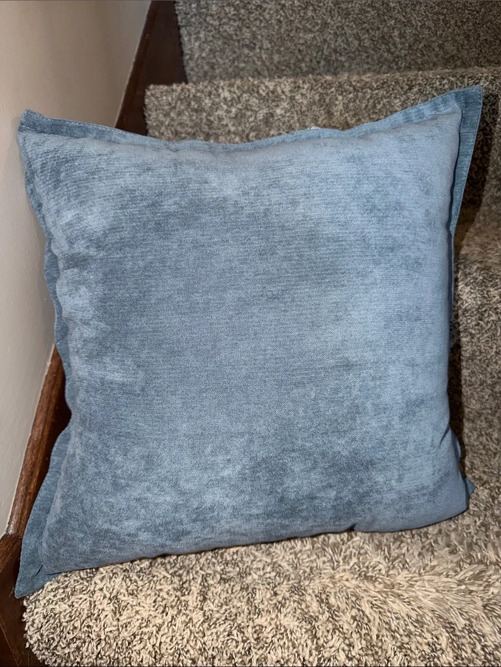 Blue Floral and Solid Accent Pillow Set - Home Accents
